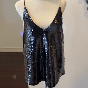 Zara collection sequined top.